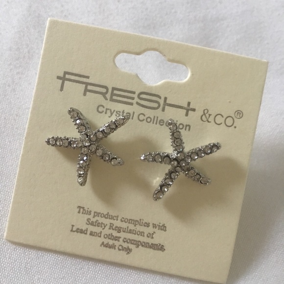 Starfish Stud Earrings - Picture 2 of 4